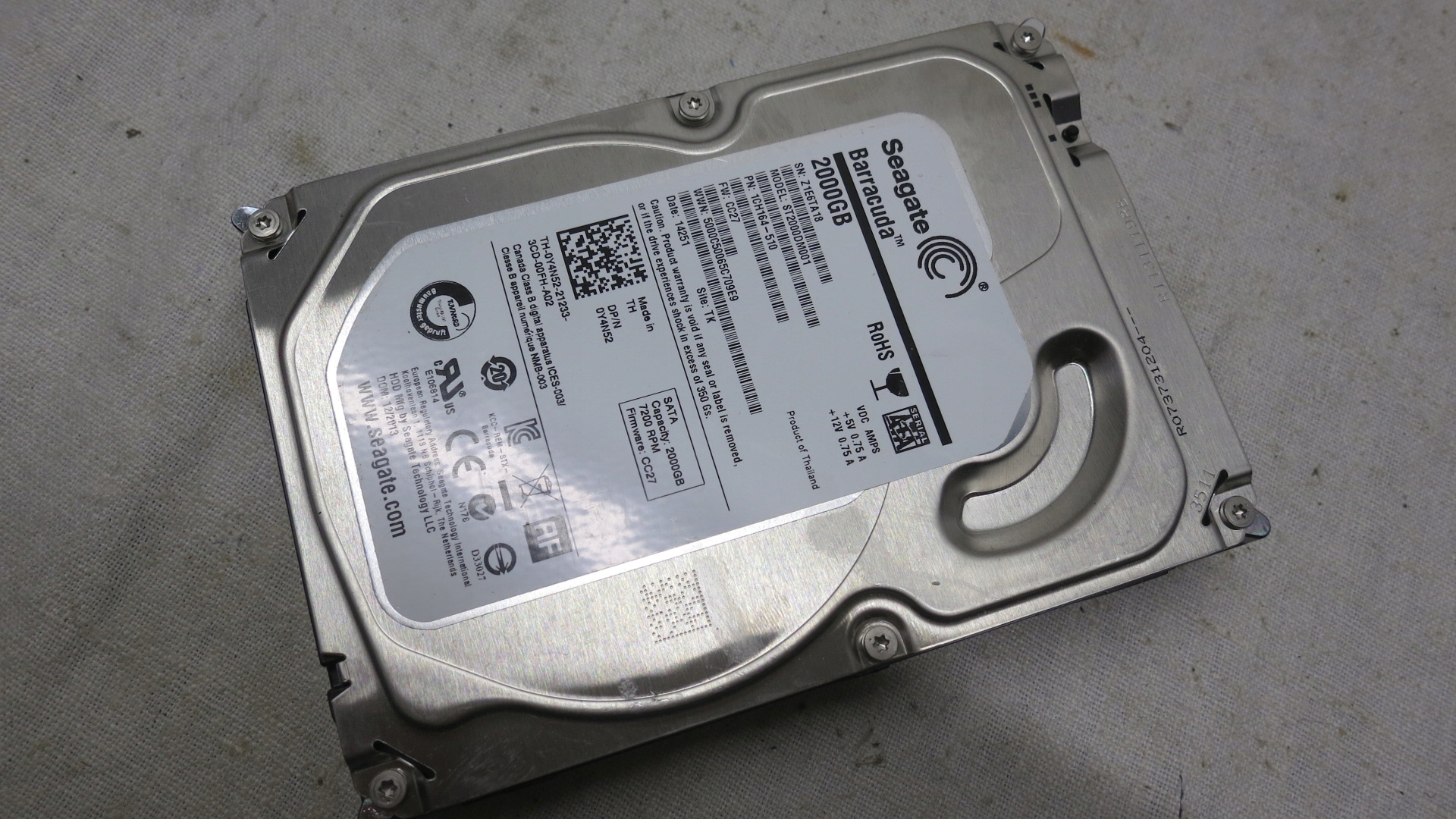 10時間24時間 Seagate Barracuda 2TB HDD 2台セット 10時間24時間 Seagate Barracuda 2TB HDD 2台セット Amazon.com
