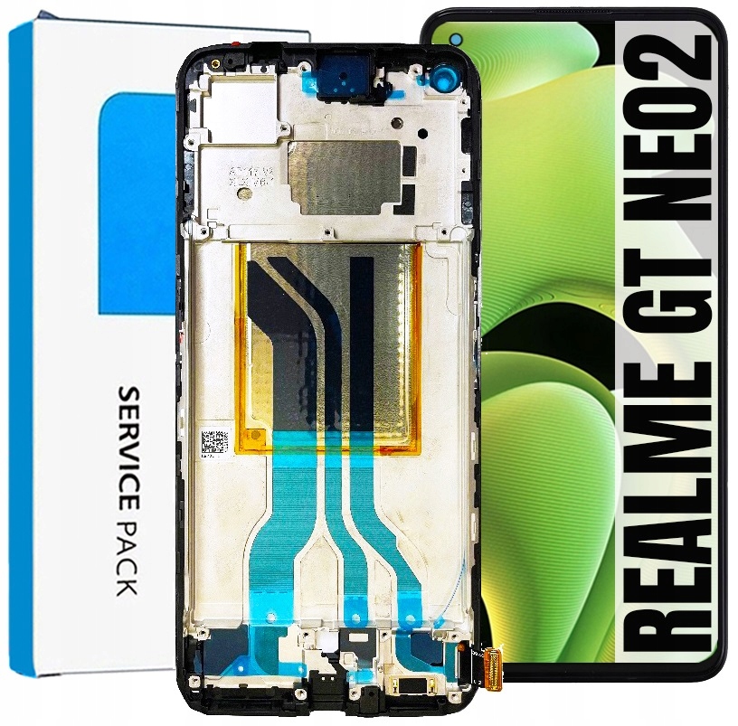 Displej Pro Realme Gt NEO2 RMX3370 Originální Oem Obrazovka Rámeček