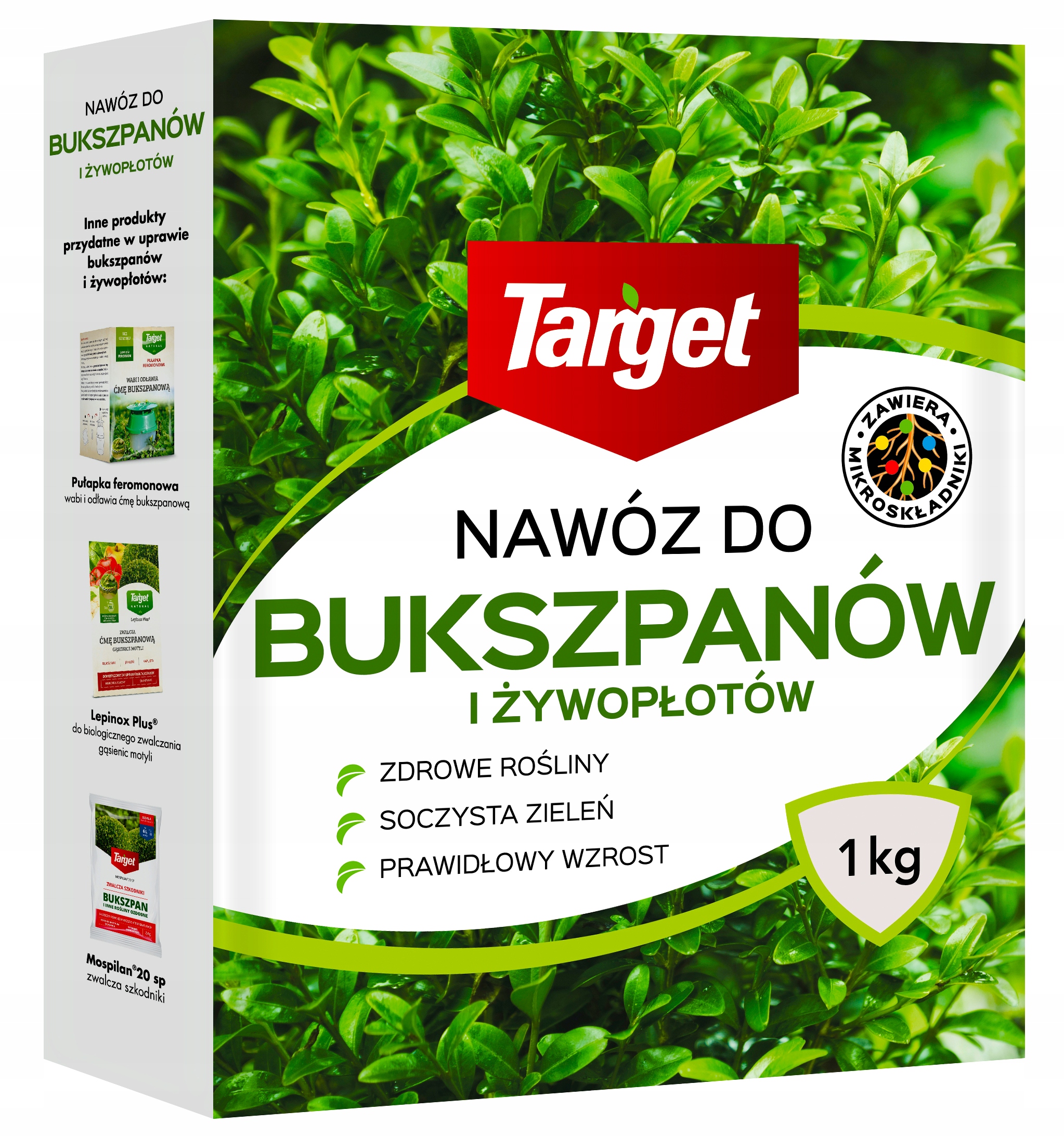 

Target Nawóz Do Bukszpanów I Żywopłotów 1KG Granul