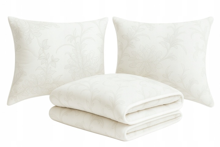 Komplet přikrývka 160x200 2x polštář 70x80 antialergický celoroční polský