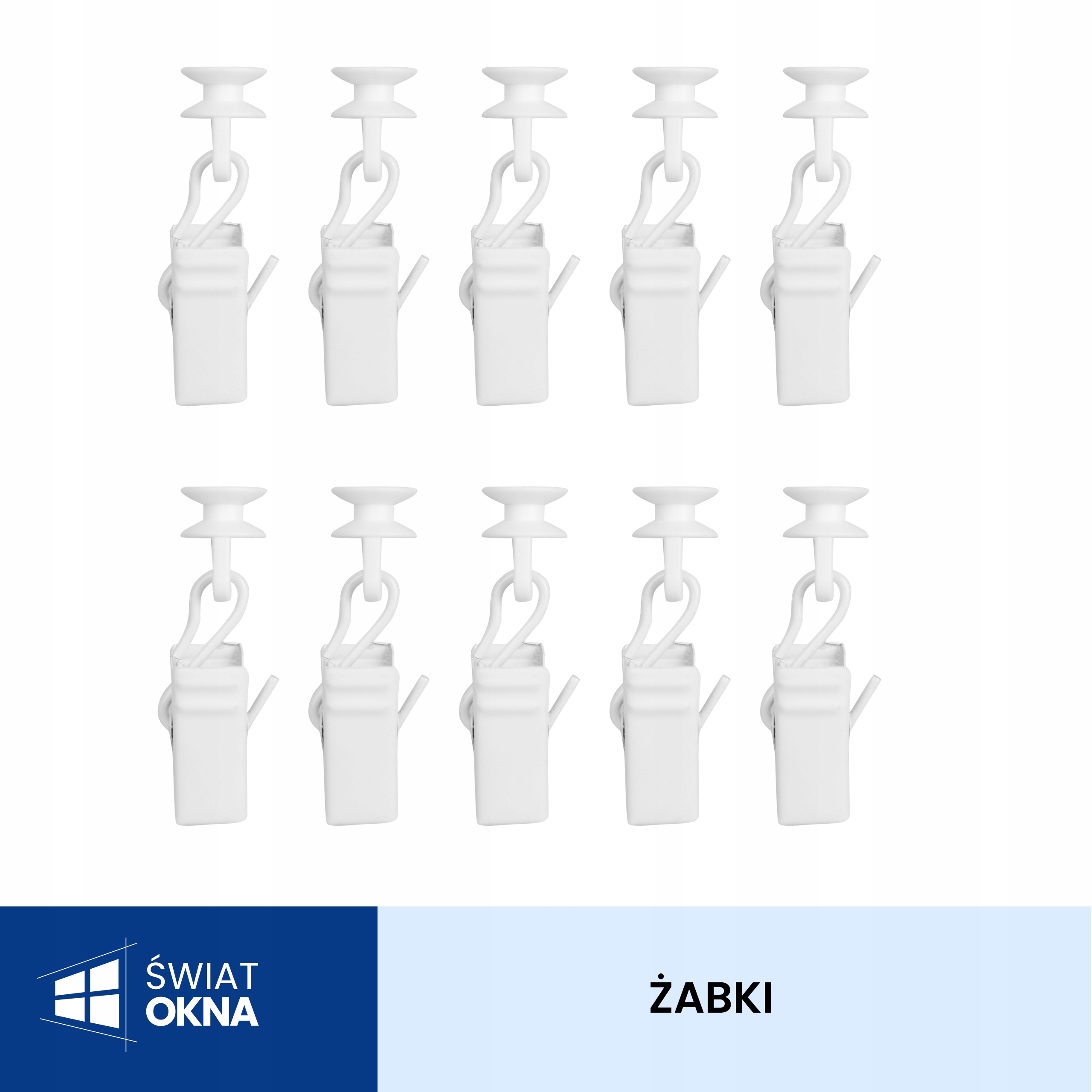 SZYNA PODWÓJNA SUFITOWA Z ŻABKAMI 490 CM BIAŁA Kod producenta SZ.AL.POD490