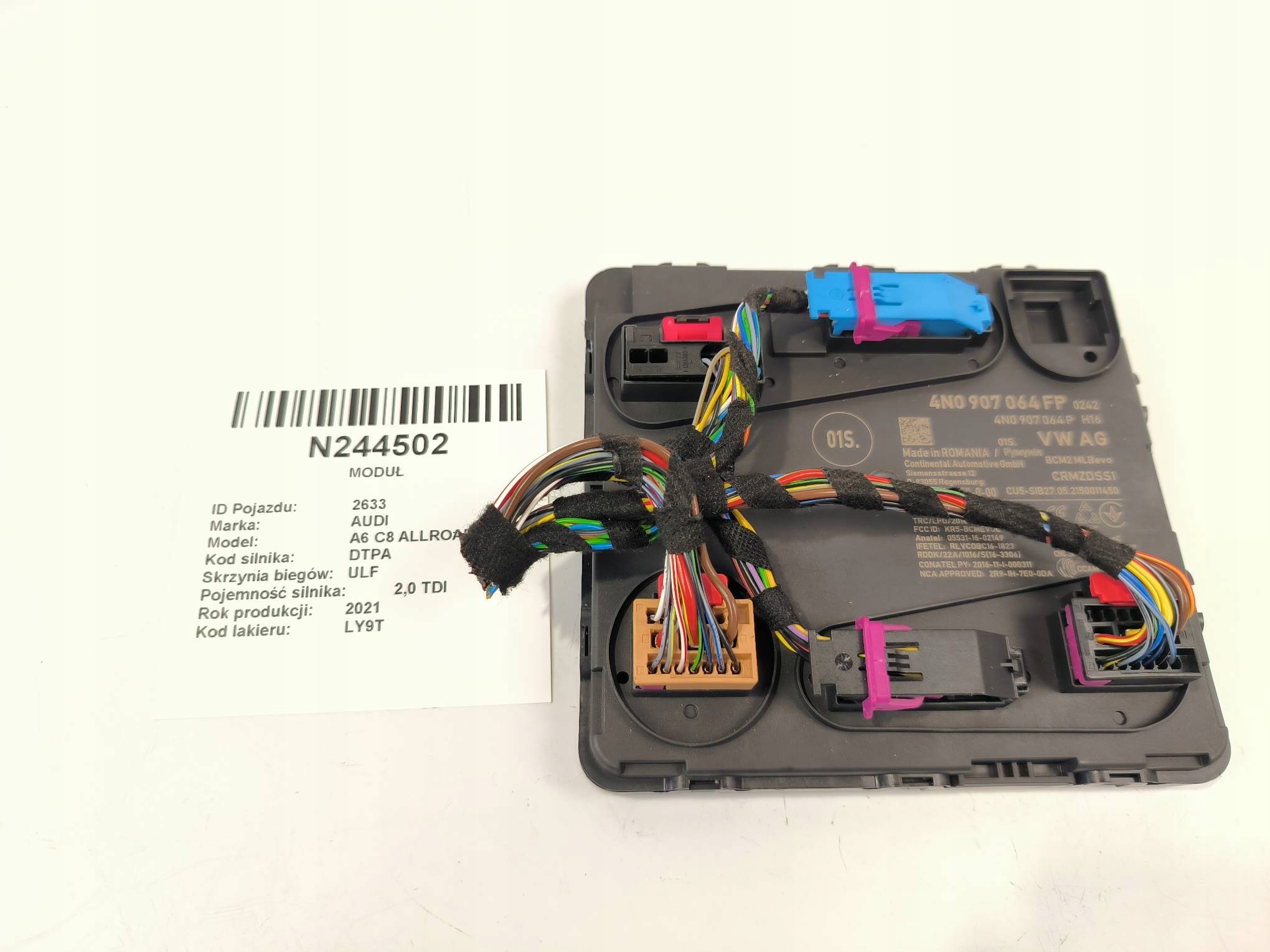module 4N0907064FP AUDI A6 C8 ALLROAD