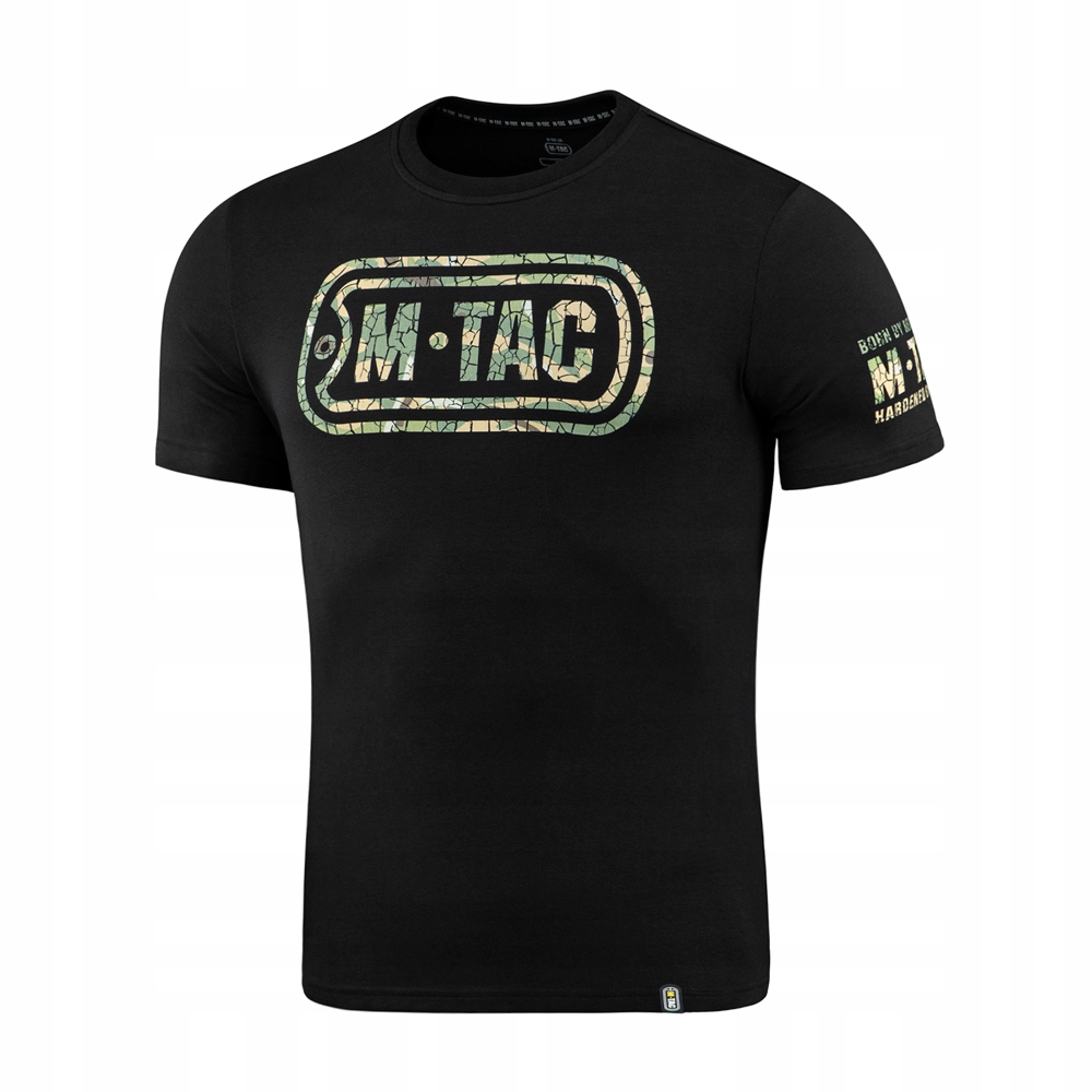 M-Tac Koszulka Taktyczna T-shirt Męska Bawełna Wojskowa Logo Black S