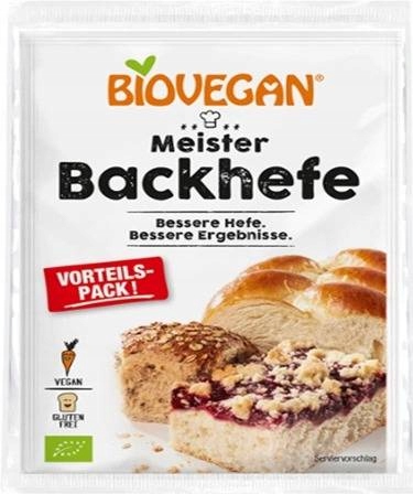 Sušené Bezlepkové Kvasnice Bio (3 x 7 g) 21 g Biovegan