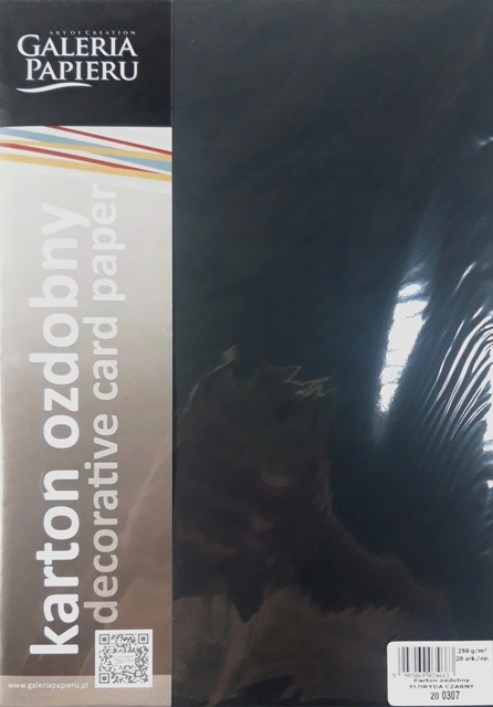 

Karton ozdobny Floryda 250g Czarny 200307
