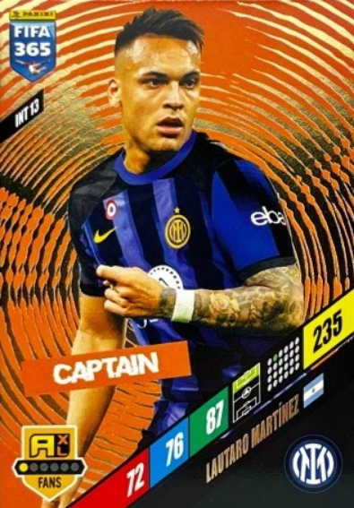 Fifa 365 2024 Panini Captain INT13 Martinez