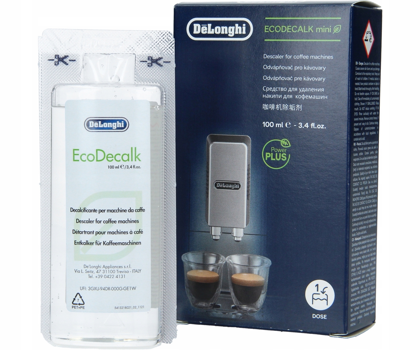 

Odkamieniacz ekspresów De Longhi EcoDecalk 100ml