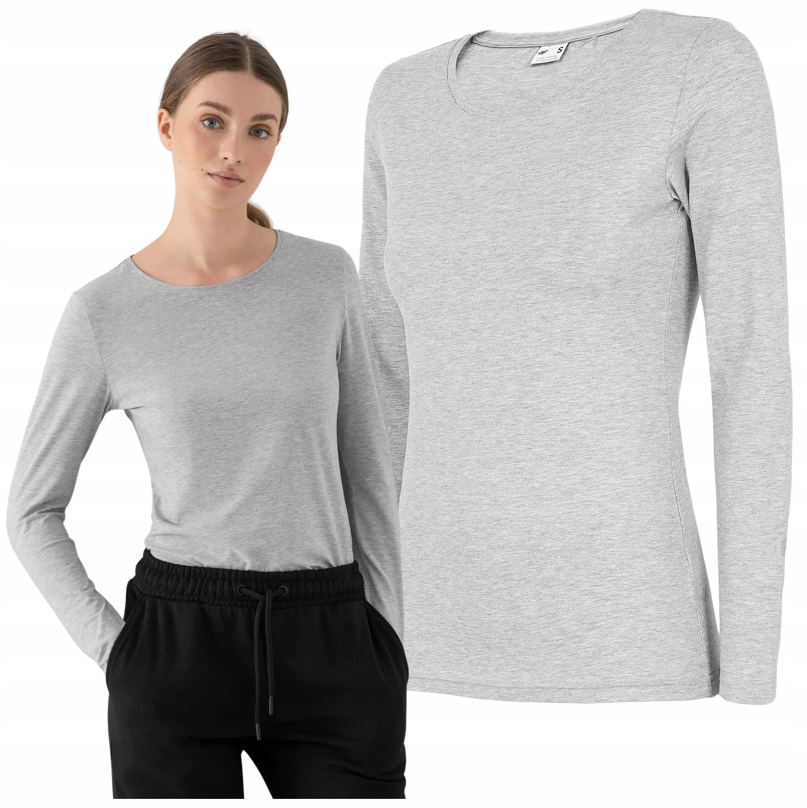 

Longsleeve Bluza damska 4F koszulka TSDL350 M