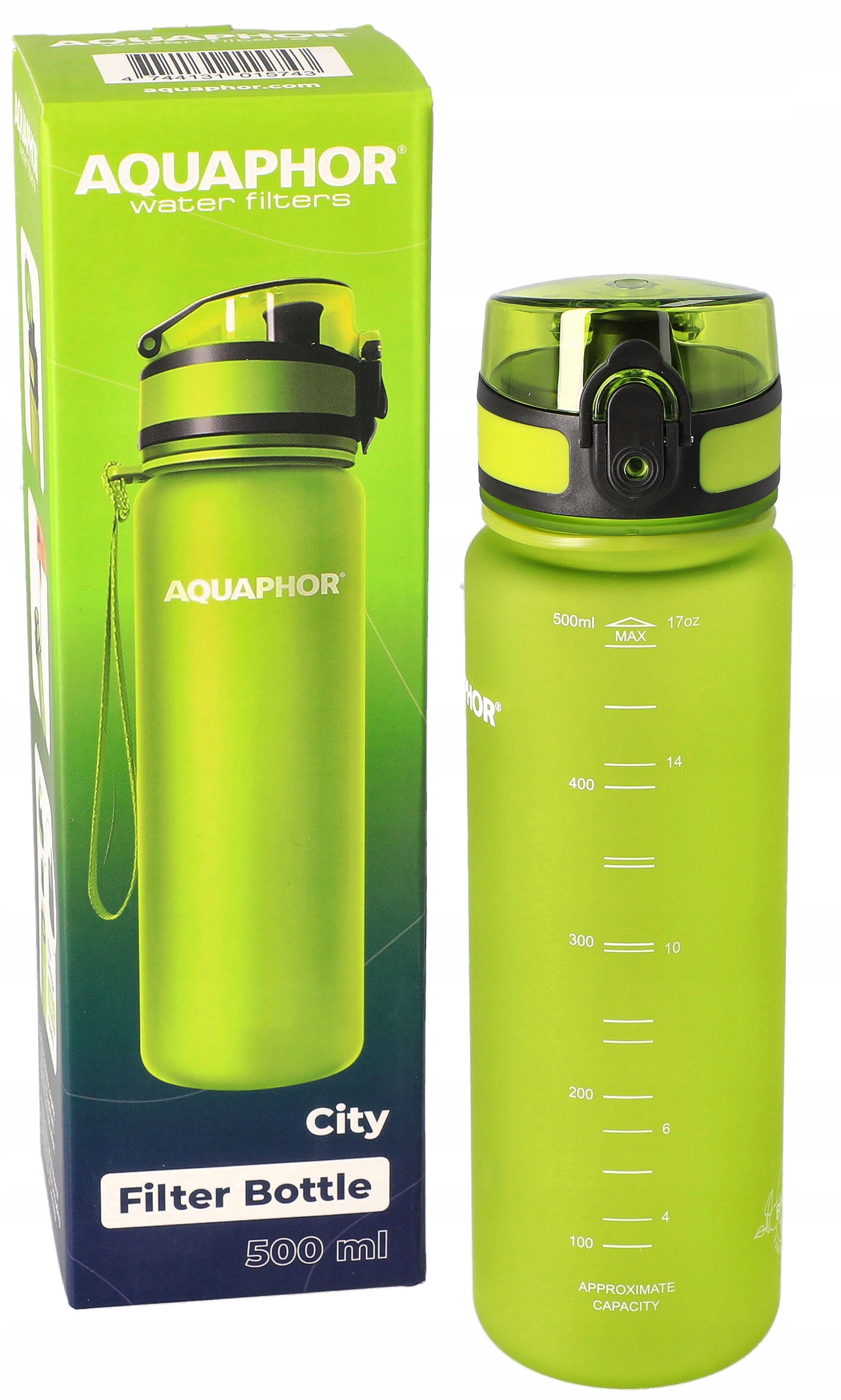 

Butelka bidon filtrująca Aquaphor 0,5 City zielony