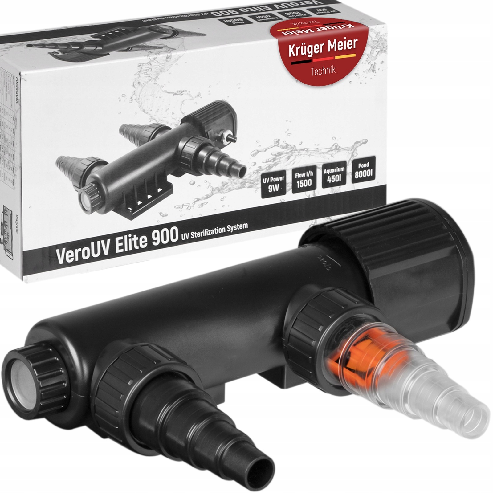 Levně Kruger Meier VeroUV Elite 900 – Uv sterilizátor 9W