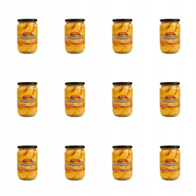 Mk broskvové plátky v sirupu 680 g X12