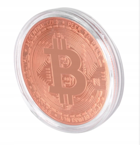 

Bitcoin moneta kolekcjonerska Btc w kapslu XXL
