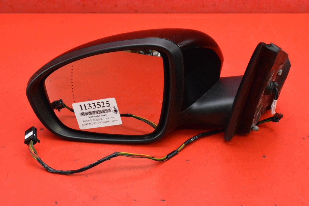 mirror left black, EU 0411910 RENAULT MEGANE 4 IV 16-20 7 PIN
