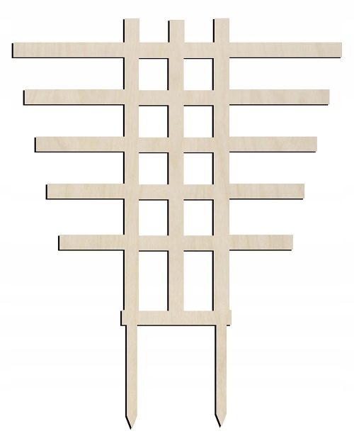 

Drabinka do roślin pergola podpórka drewniana 30cm