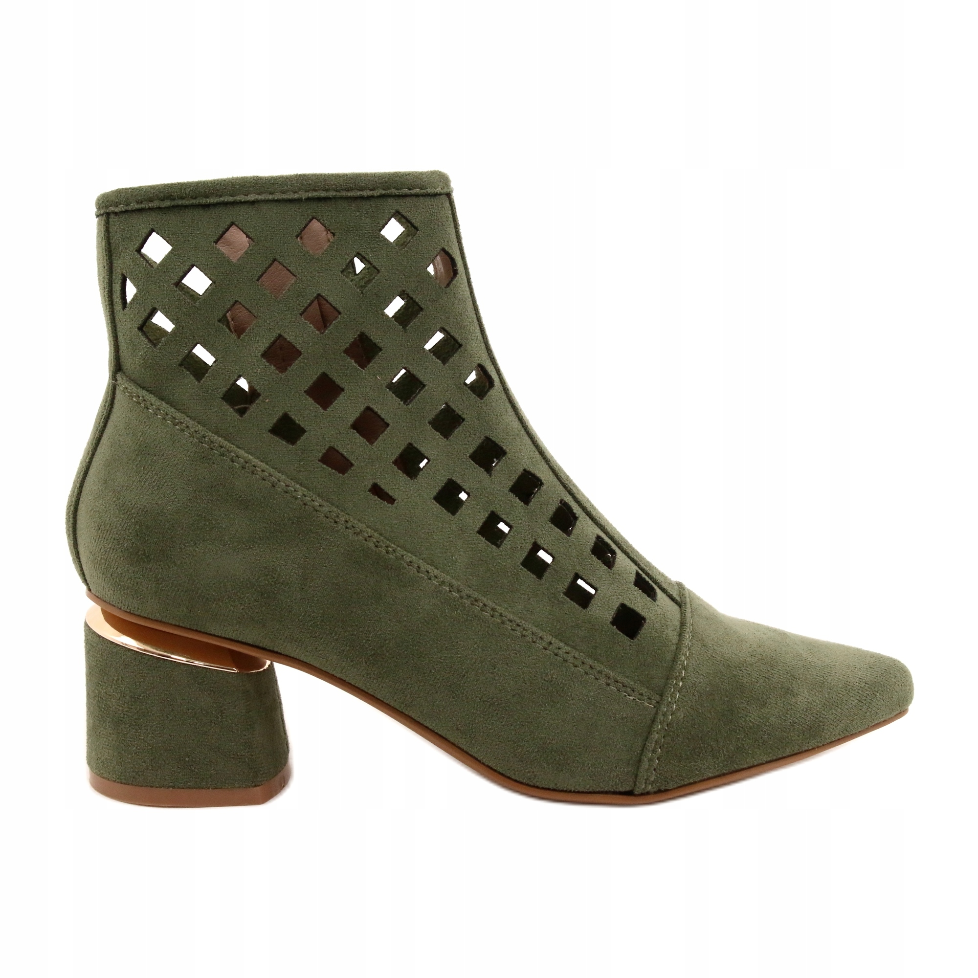 

Botki damskie Ażurowe Botki Damskie Zielone r.39