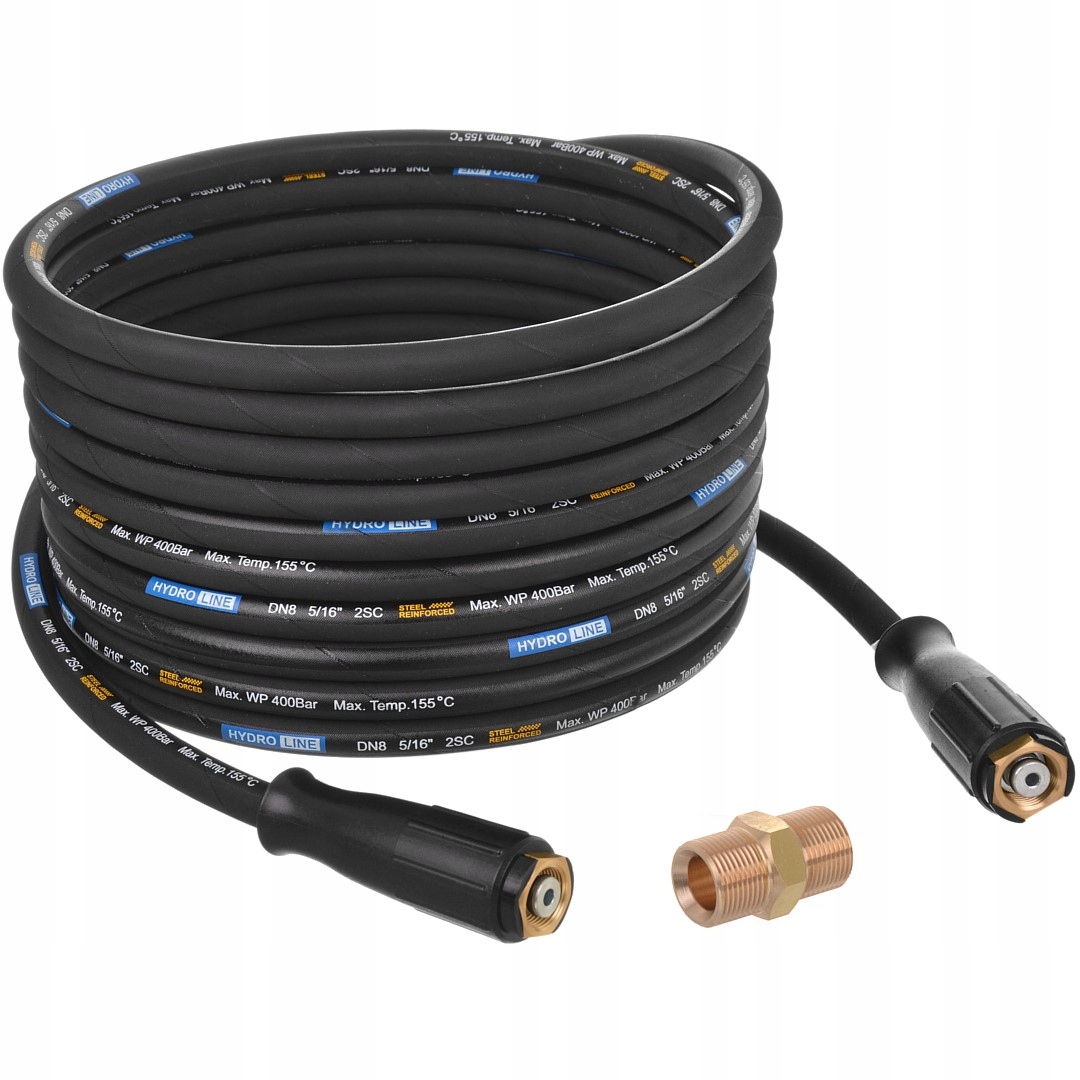 Hadice 25 m DN8 400BAR prodlužovací kabel pro myčku Karcher Hd Hds prodlužovací