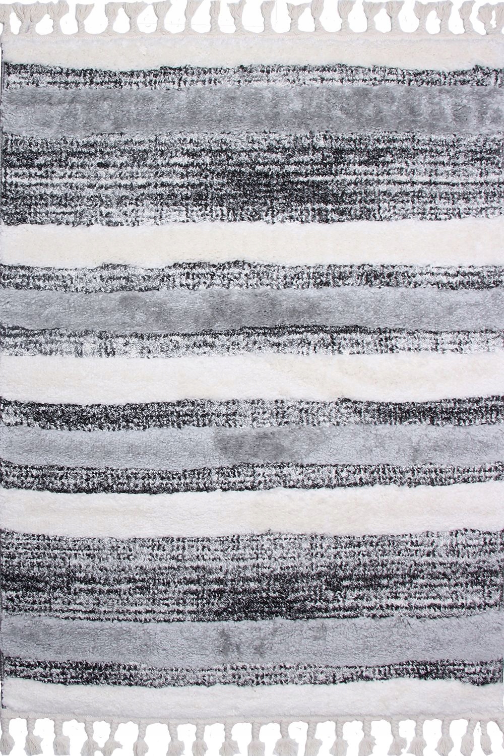 

Szary Dywan 120x170 London Remi Miękki Shaggy