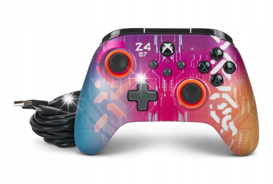 PowerA Pad przewodowy Advantage Cyber Style XBOX SERIES X XONE WIN 10 11