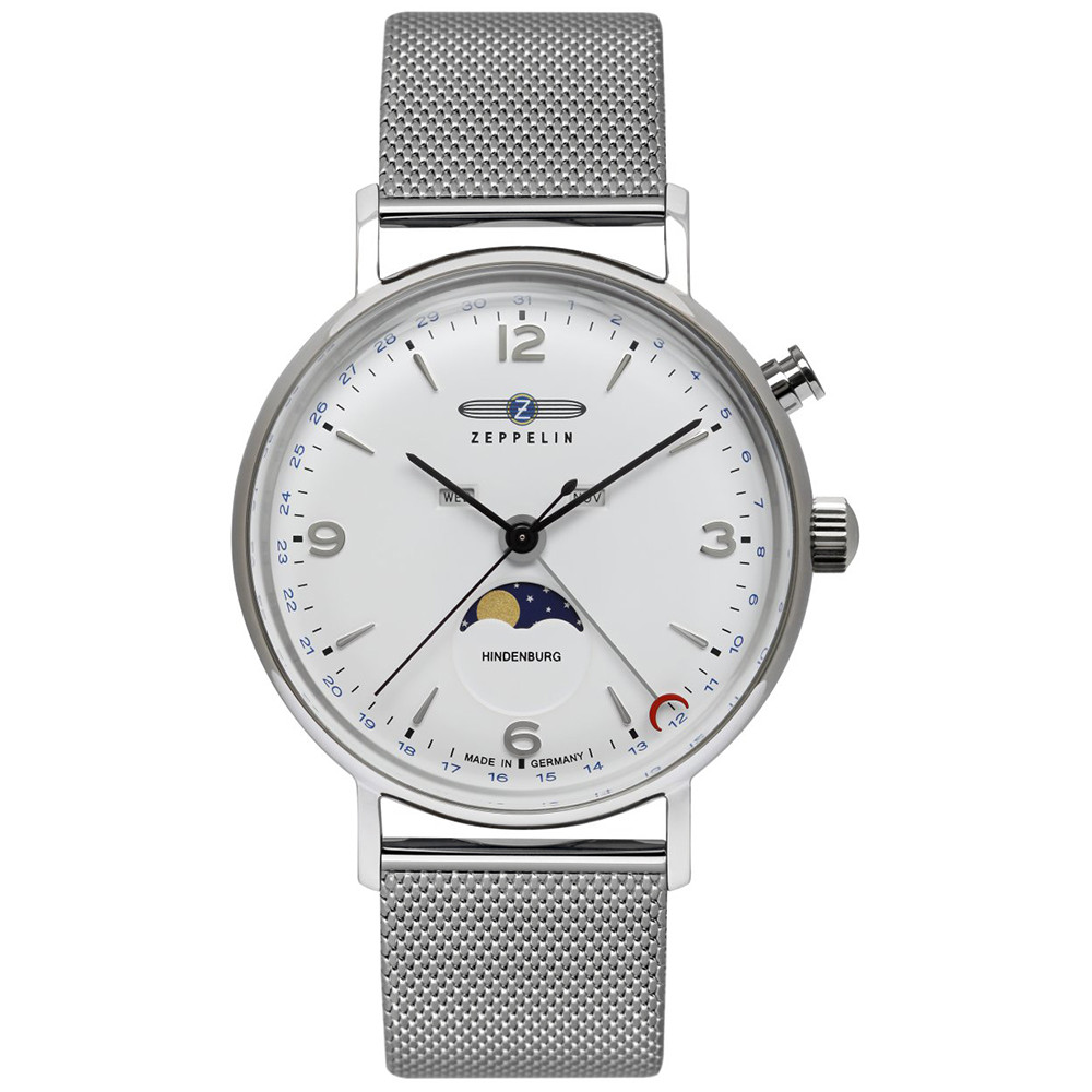 Pánské Hodinky Zeppelin 8076M-1 stříbrný náramek