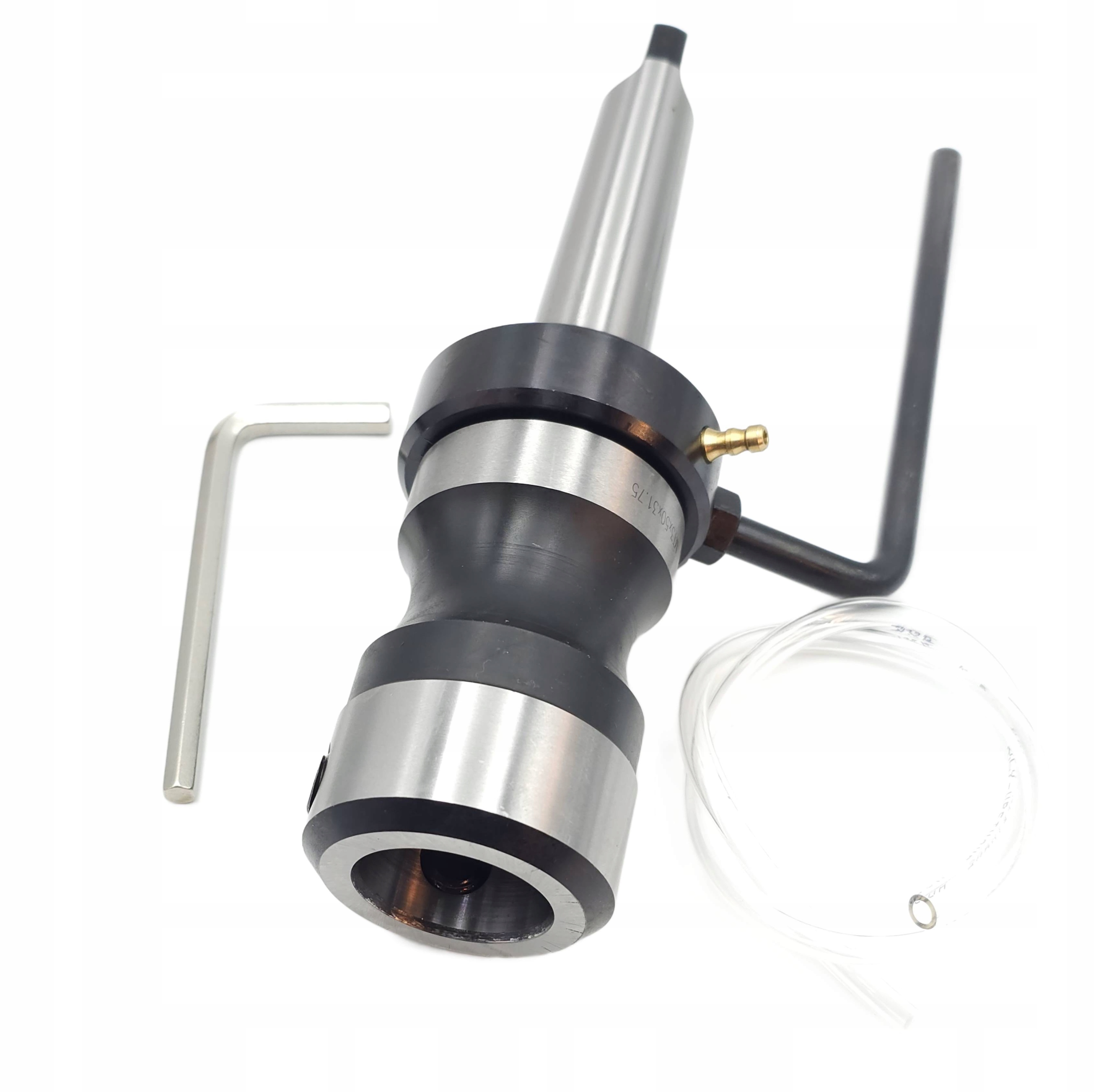 Adapter Stozek Morse'a MK3 na Duży Weldon 31,75 mm L75 mm z chłodzeniem wew