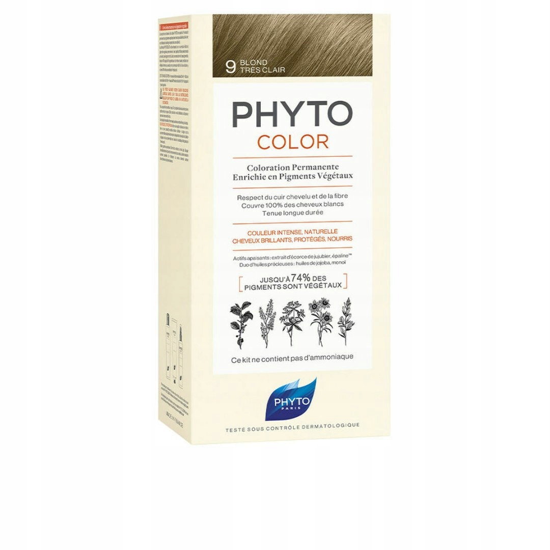 Permanentní barvení Phyto Paris Phytocolor 9-rubio muy claro N 9-Rubio