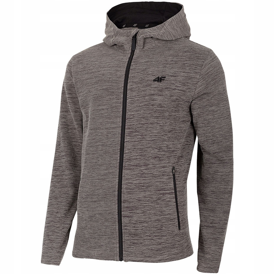 

M Bluza męska polarowa 4F średni szary H4Z22 PLM35