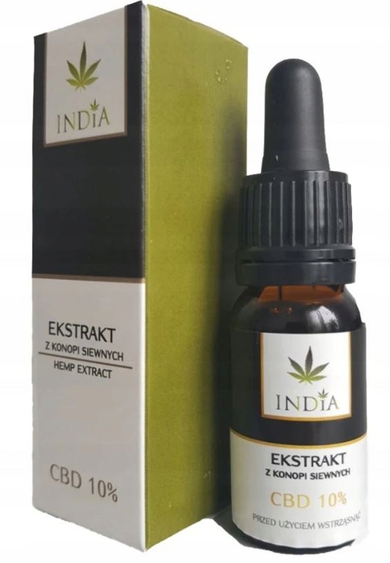 

India Ekstrakt Olej Olejek konopny z Cbd 10% 10ml