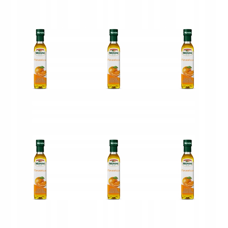 Monini Koření na bázi olivového oleje Ev pomeranč 250 ml X6