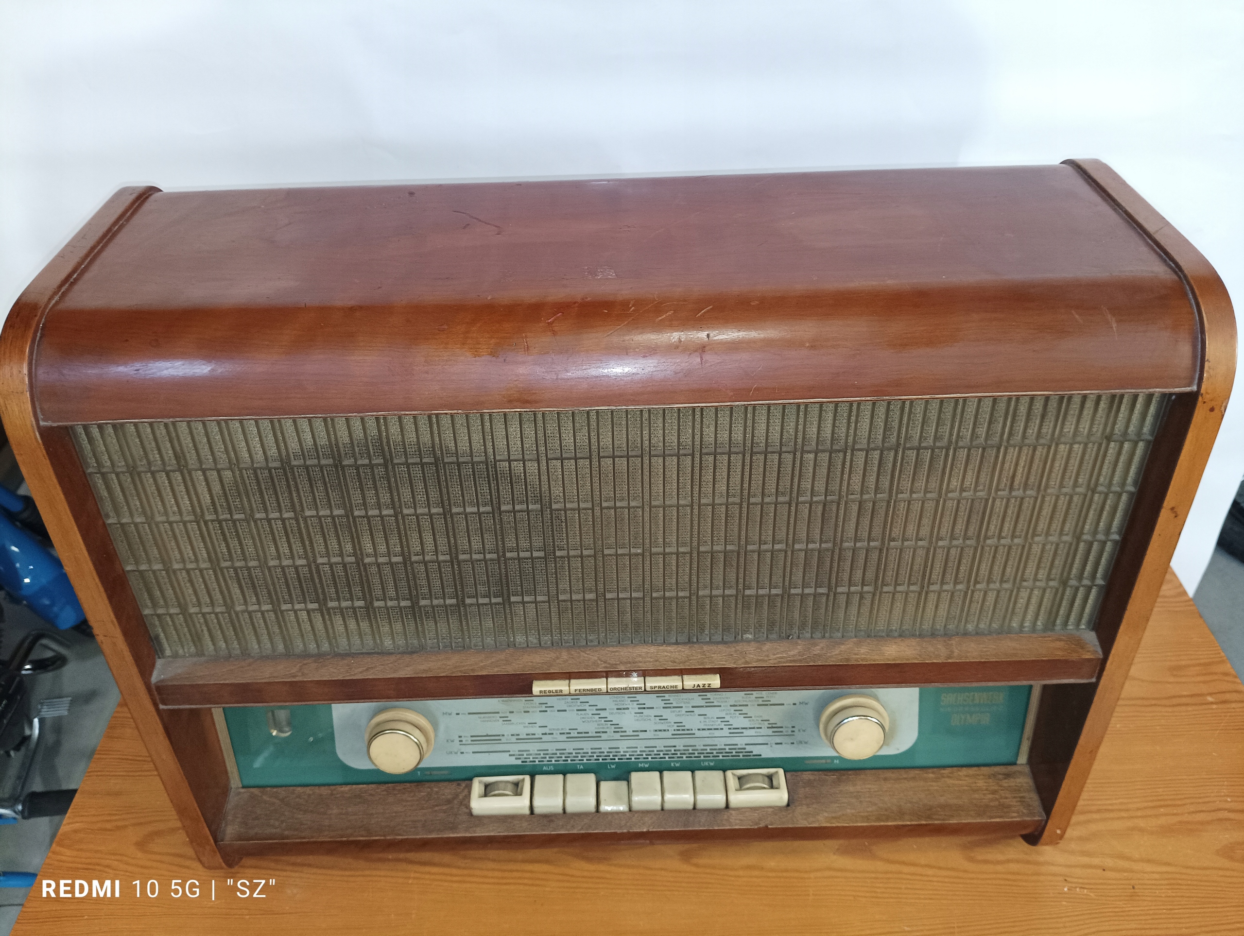 SACHSENWERK - OLIMPIA 571 W/L - Nr 225997 - RADIO LAMPOWE - GRA - UKF