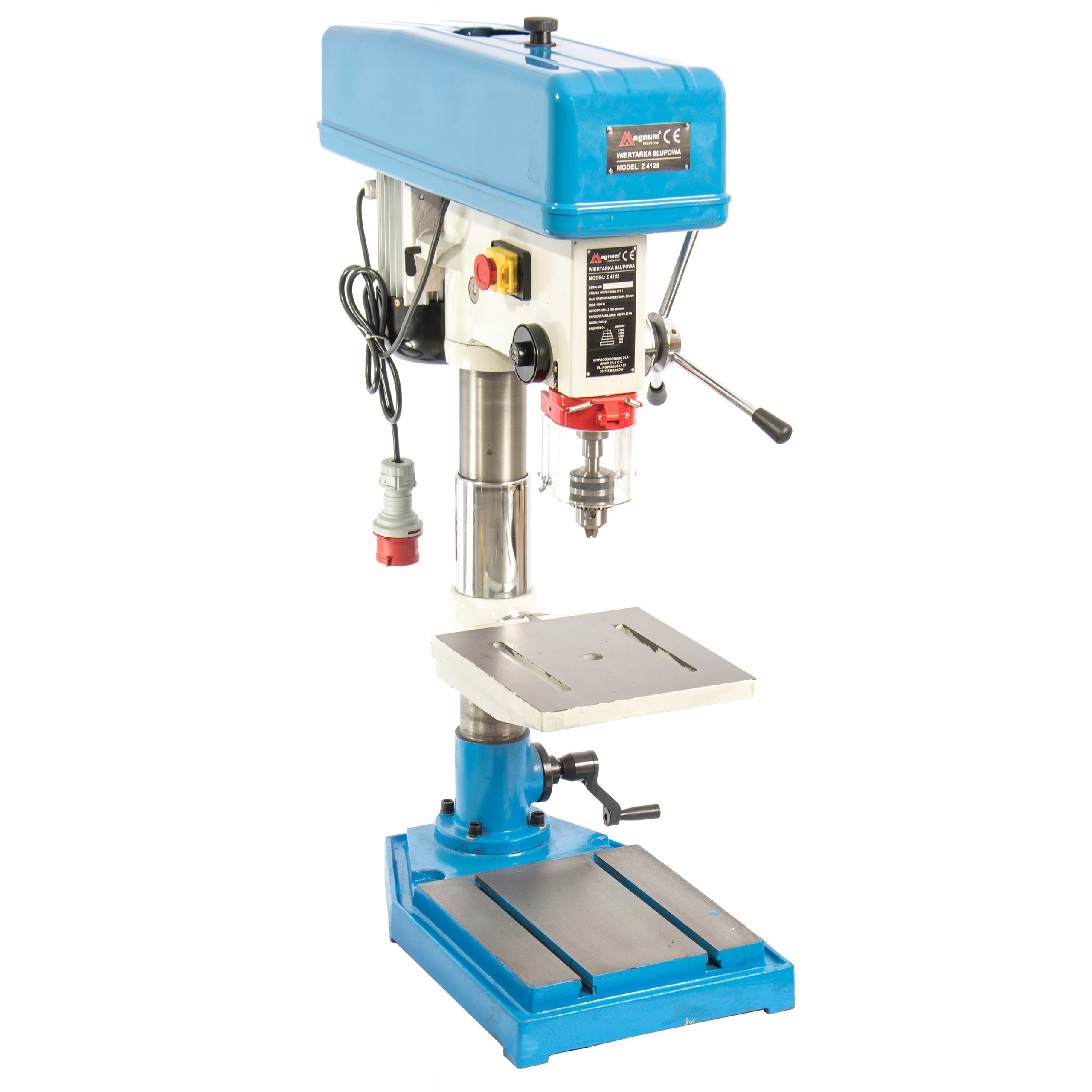 WIERTARKA KOLUMNOWA STOLOWA MAGNUM Z4125 25mm 400V Power 1100 W