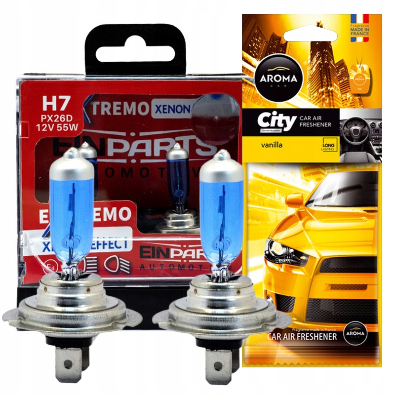 

Mocne Żarówki H7 55W Extrem Efekt Xenon Zimna Biel