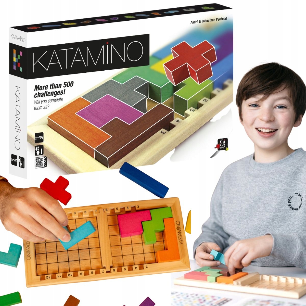 Gra logiczna układanka Iuvi Games Gigamic Katamino