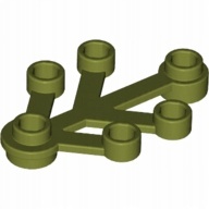 

5 sztuk Lego liść roślinka 2423 zielony oliwkowy