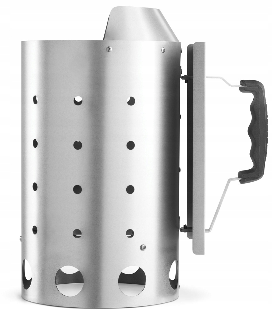 Kulatý komín Jetfire pro zapalování grilu na dřevěné uhlí