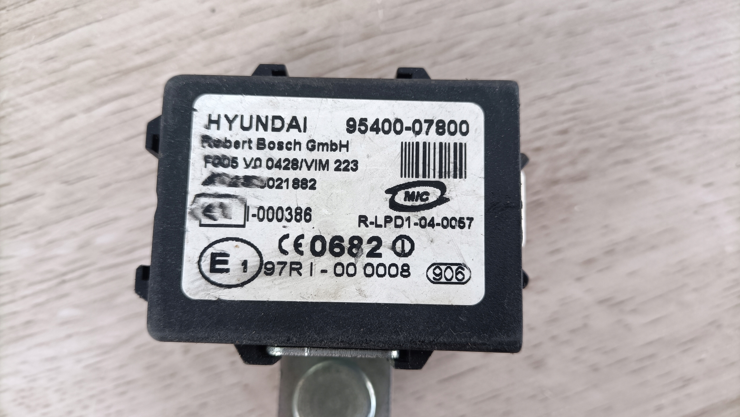 modulo IMMOBILIZERA KIA PICANTO RIO HYUNDAI 95400-07800 KA24/MK204