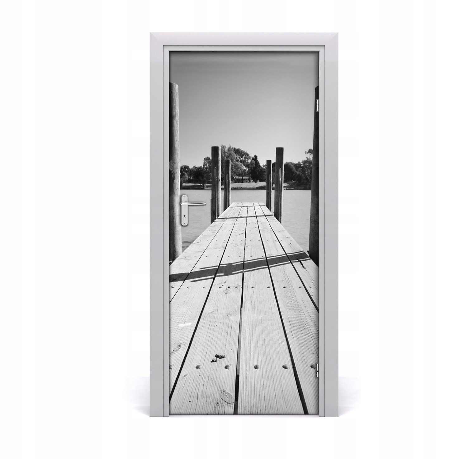

Fototapeta samoprzylepna na drzwi Drewniane molo