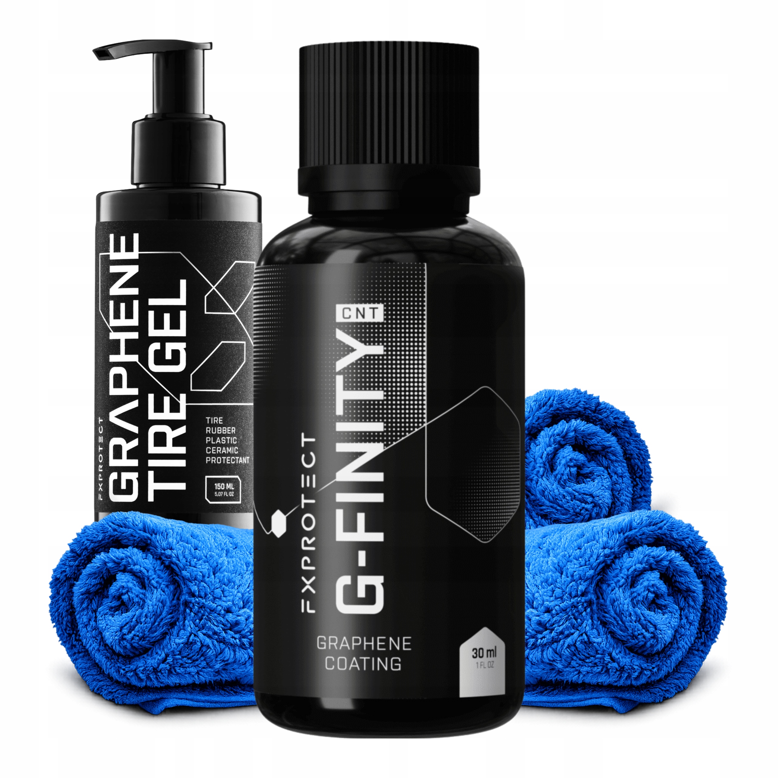 Fx Protect sada Graphene Cnt 30 ml a Tire Gel 150 ml na starostlivosť o auto