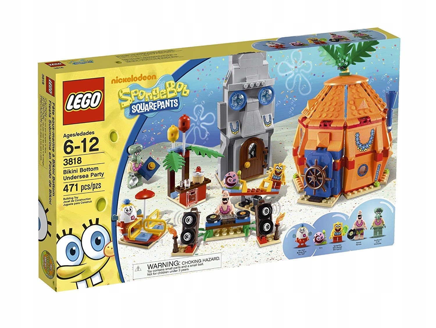 Lego Spongebob 3818 Podwodne przyjęcie na dnie. Ideał do kolekcji.