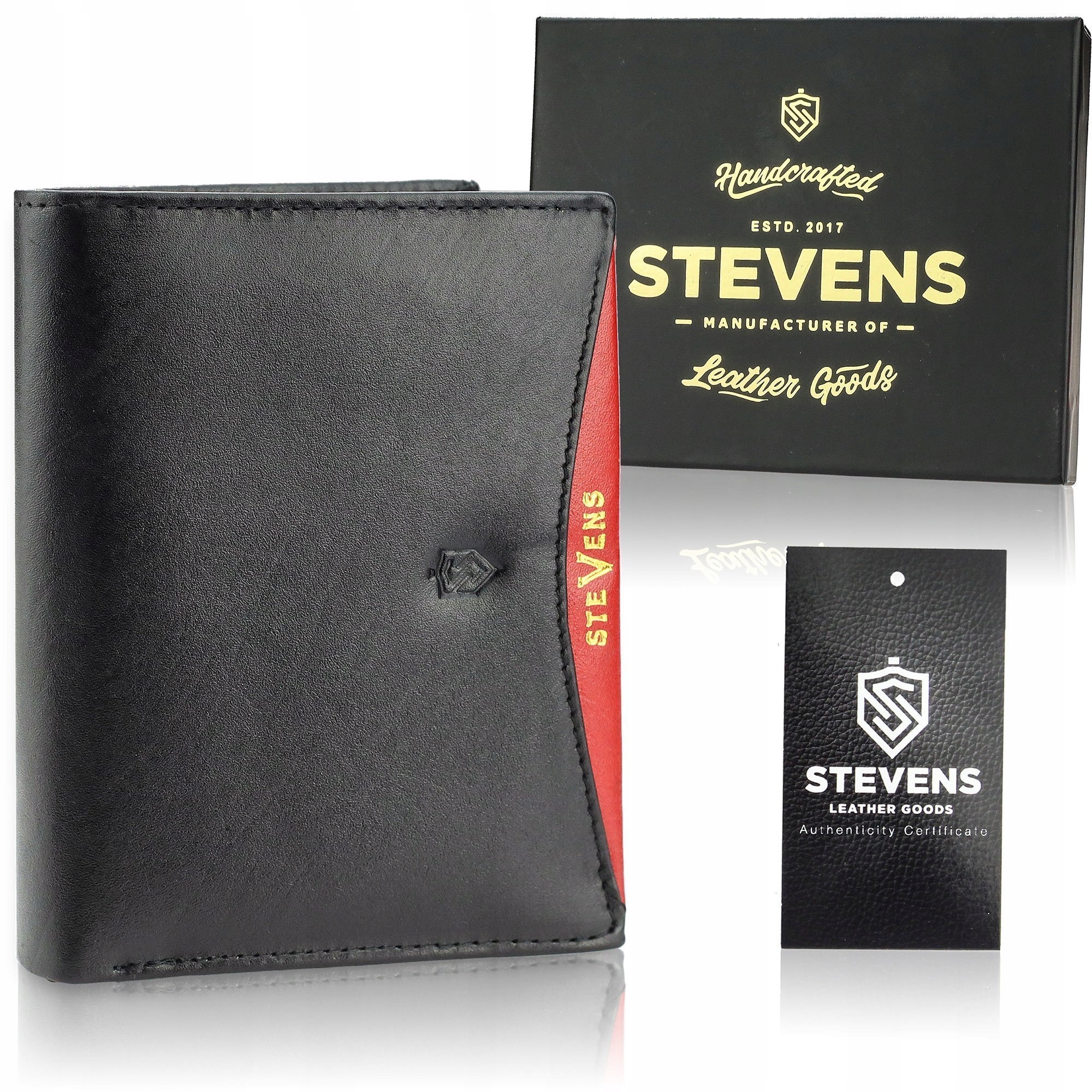 

Stevens Portfel Męski Skórzany Młodzieżowy Rfid