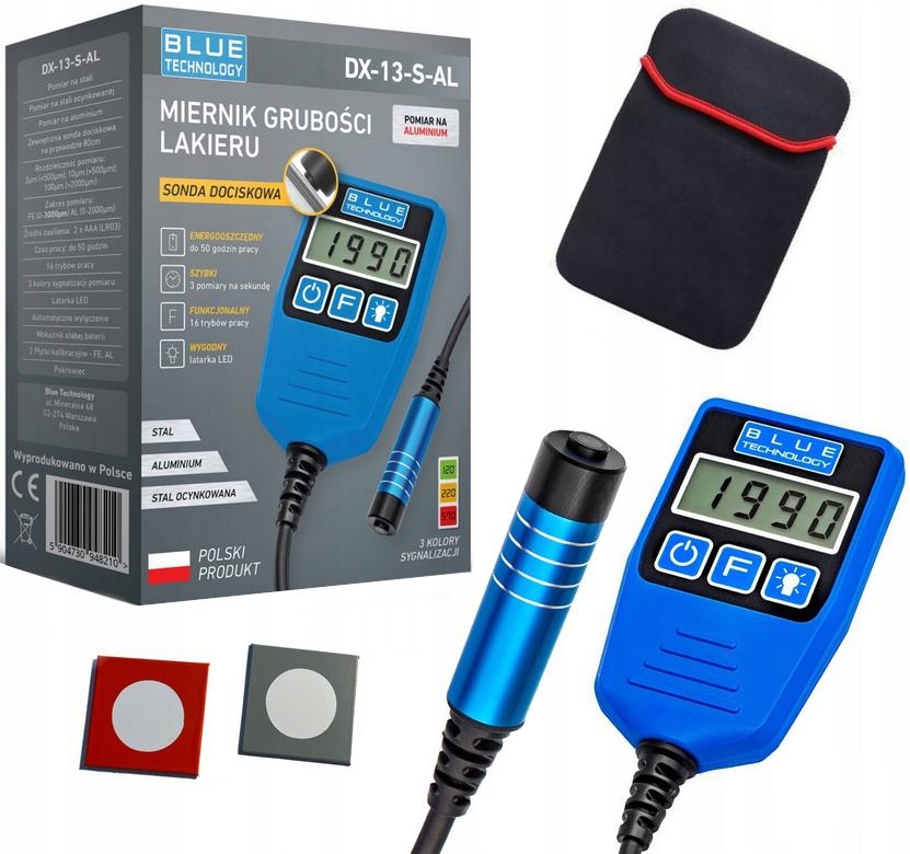 

Miernik czujnik sonda grubości lakieru DX-13-S-AL