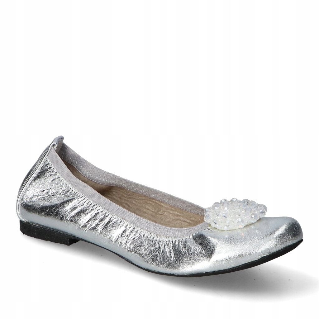 Baleríny Tuomo 1175 Stříbro lico 39