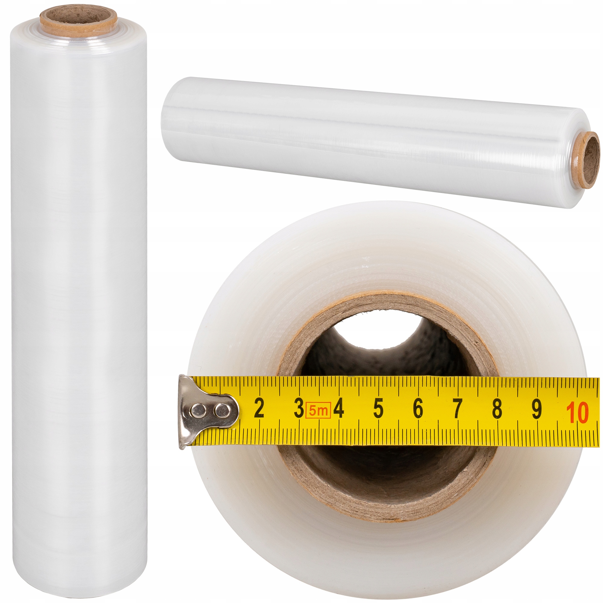 FOLIA STRETCH STRECZ XL BEZBARWNA MOCNA 2,5 KG