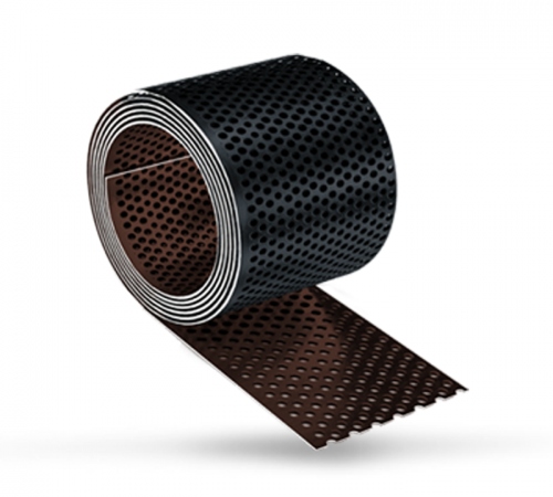 Siatka kratka OKAPOWA Aluminiowa owadówka szer.10cm GRAFIT/BRĄZ - 5mb