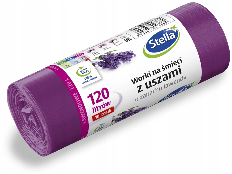 

Stella Worki Z Uszami Zapach Lawenda 120L 10 Szt
