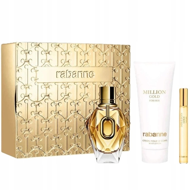 Rabanne Million Gold balzám 100 ml Miniaturka 10 ml 90 ml Edp