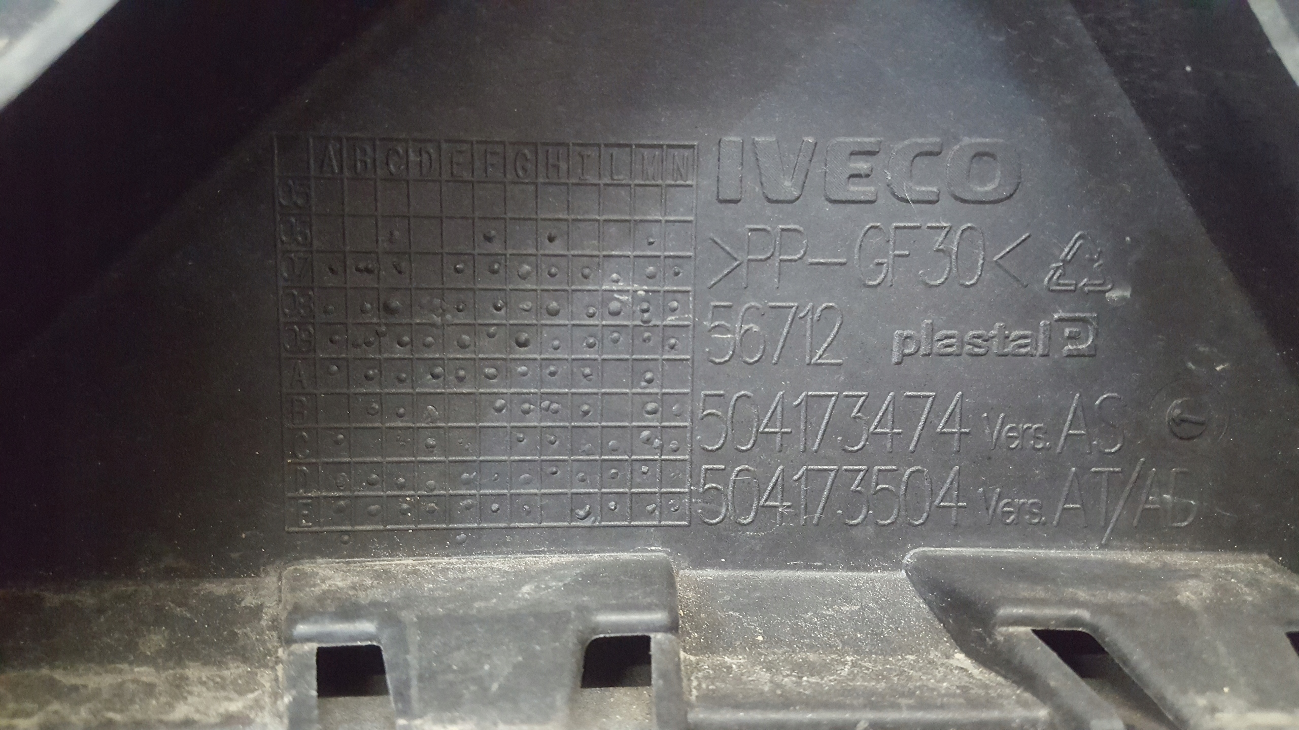 bumper front front IVECO STRALIS and 504173474 / 504173504 2007 - 2012