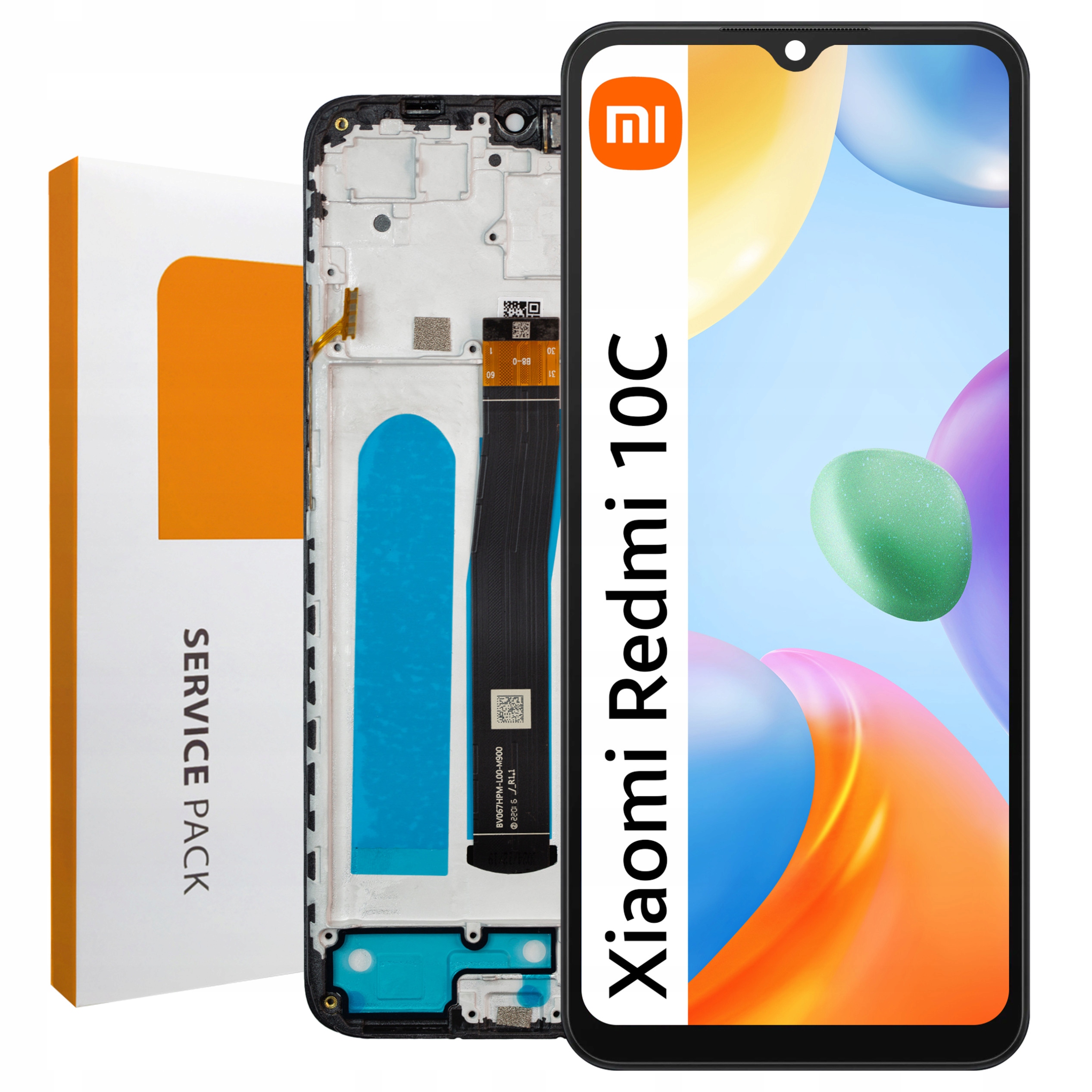 220333QAG 220333QBI LCD pro Redmi 10C Rámeček Matice Originál Zila