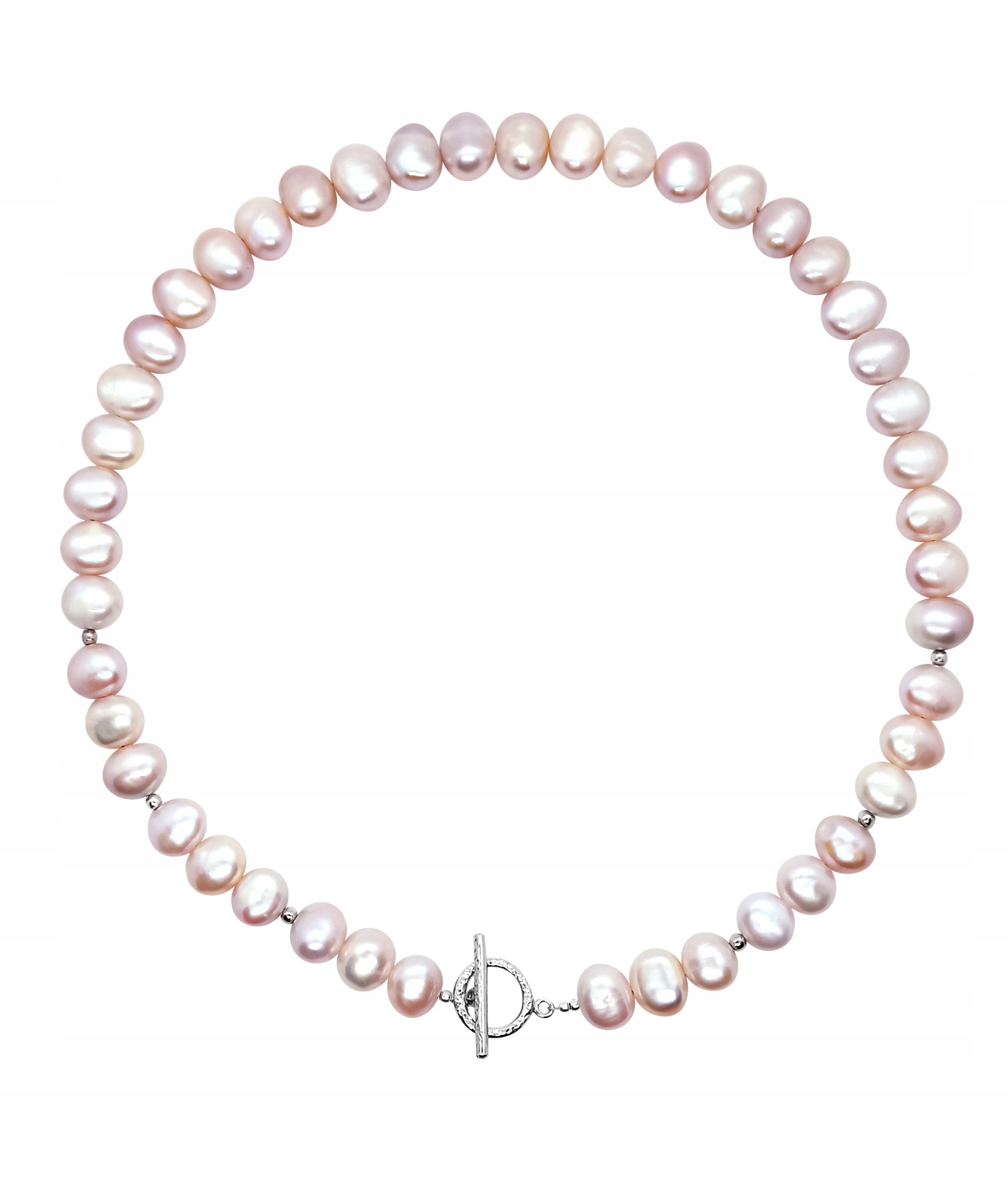 Stříbrný Náhrdelník Choker -925- Přírodní Perly