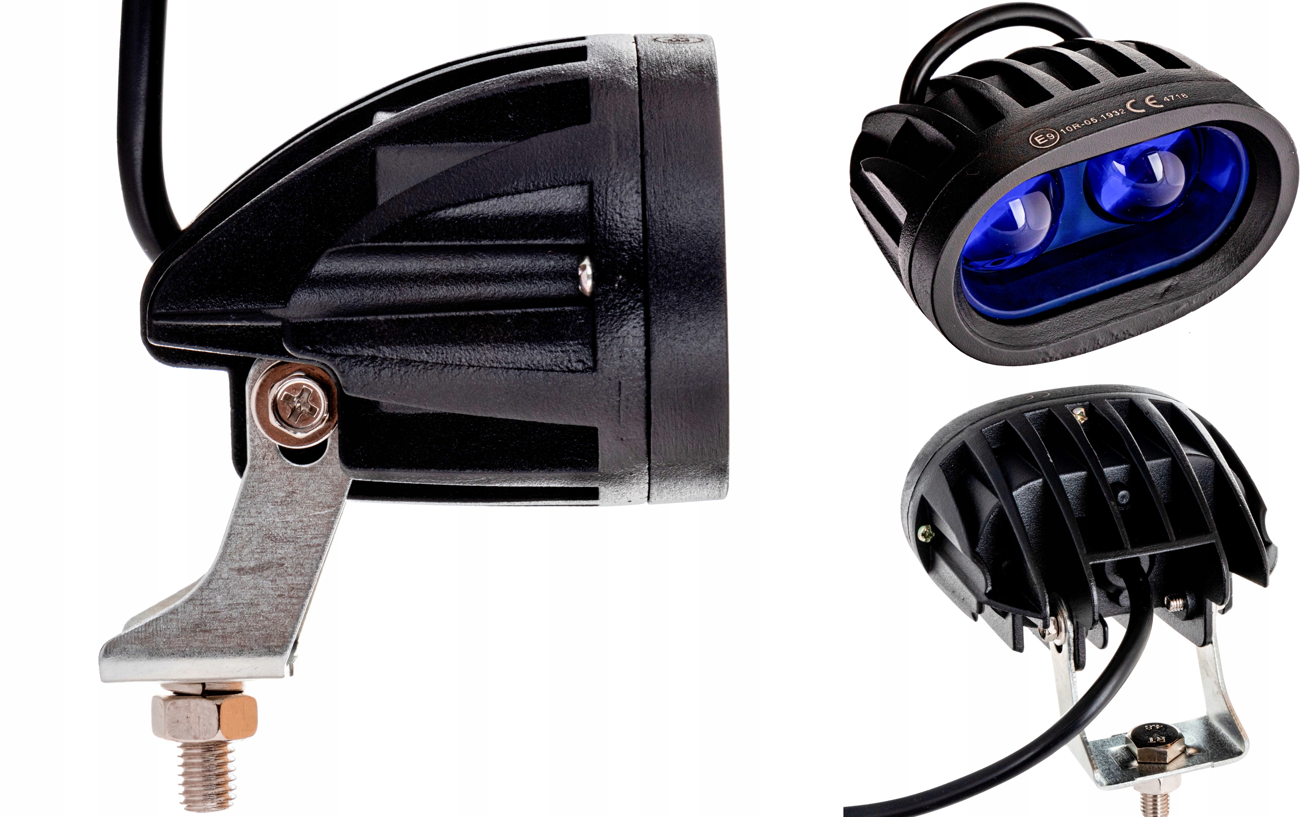 Lampa opryskiwacza robocza 16W niebieska mała 2szt Marka maszyny Inna