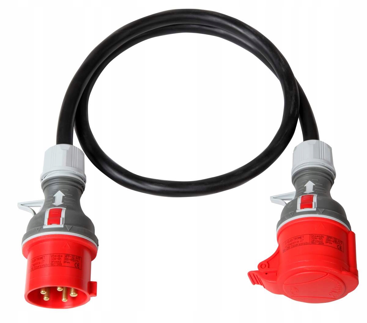 Prodlužovací Kabel silový 400V Plastrol Ps-s G Rn IP44 (5X2,5) H07RN-F Černý